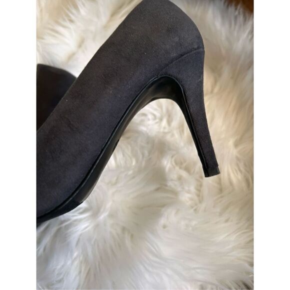 Ann Taylor Gray heels fancy with diamonds size 9 - Picture 3 of 7